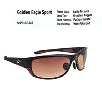 Golden Eagle Sport Sunglasses - Z87 (Large Frame Size)