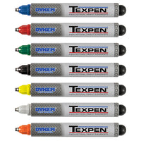 Dykem® TEXPEN® Steel Ball Tip Paint Markers - Fine & Medium Tips
