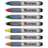 Dykem® TEXPEN® Steel Ball Tip Paint Markers - Fine & Medium Tips