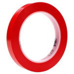 3M - Vinyl Tape 471 Red, 1/2'' x 36 yd | 021200-03105