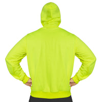 High-Vis Performance Hooded Sweatshirt - Safety Green