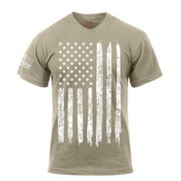 Distressed US Flag Athletic Fit T-Shirt