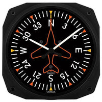 Trintec - 10'' Directional Gyro Instrument Style Clock | 3062-10