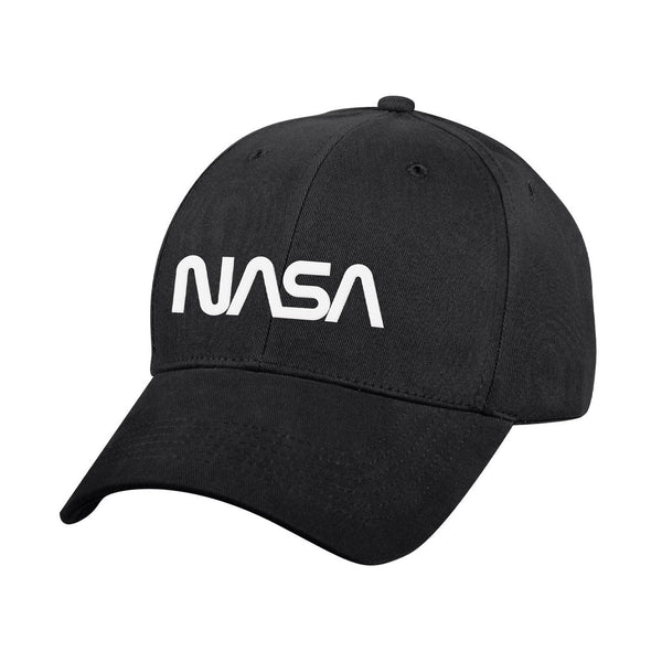 NASA Worm Logo Low Profile Cap - Black