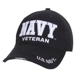 Deluxe Low Profile Military Branch Veteran Cap