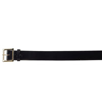 Black Genuine Cowhide Garrison Belt