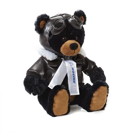 Boeing - Large Black Aviator Bear