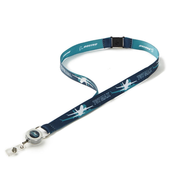 Boeing 737 MAX Shadow Graphic Lanyard