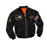 Kids Flight Jacket With Patches