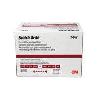 3M - Scotch-Brite 7447 Maroon General Purpose Pad - 20 Pads/Box | 048011-04029