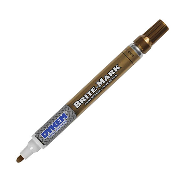 Dykem - BRITE-MARK 916, Gold, Medium Tip Paint Marker | 84051