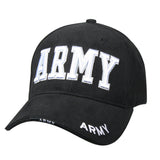 Deluxe Army Embroidered Low Profile Insignia Cap