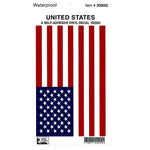 Aero Phoenix - USA Flag Vinyl Decal, 5 X 8 , Left Hand