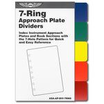 ASA - 7-Ring Approach Plate Color Dividers - ASA-AP-DIV-7RNG