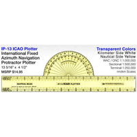 Aero Products Research - 13" Icao Fixed Protractor Plotter | APR-IP-13