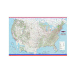 New Horizon Aviation - Pilot'S Map USA W/ Radio Guide Wall | BNHA010-WL