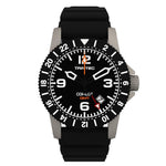 Trintec - CoPilot Quartz Pilot Watch, GMT, Stainless | CO-GMT-SS