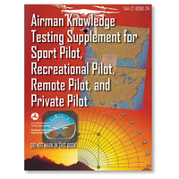 ASA - Airman Knowledge Testing Supplement, Sport, Private, & Recreational Pilot