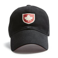 Red Canoe - Canada Shield Cap Black | U-CAP-CS-01-BK