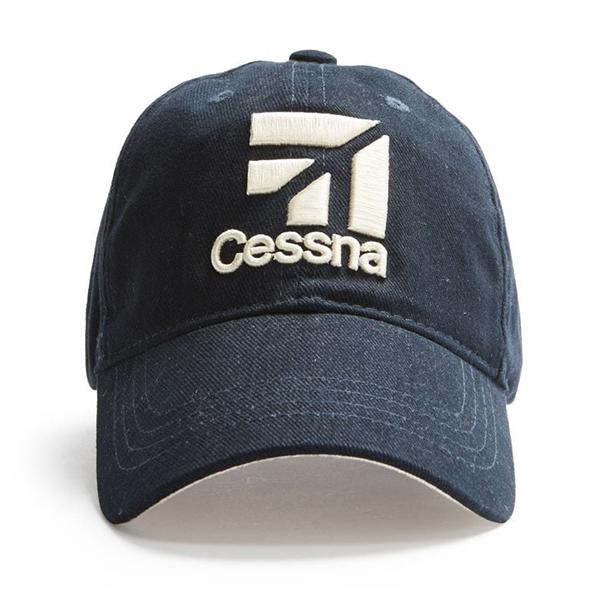 Red Canoe - Cessna 3D Logo Cap Navy | U-CAP-CESS-01-NY