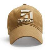 Red Canoe - Cessna 3D Logo Cap Tan