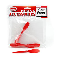 Guillow - Red Plastic Propellers (3 propellers)