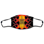 Flames With Pinstripes Mask