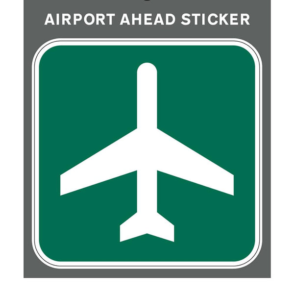 Aero Phoenix - Sticker, Airport Ahead, 3" X 3" | N APX 350-3