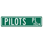 Metal Sign, 1903 Pilots Place Street Sign