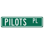 Metal Sign, Pilots Place Street Sign