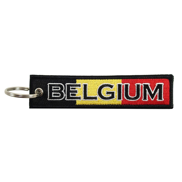 Embroidered Keychain, Belgium