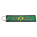 Embroidered Keychain, Brazil