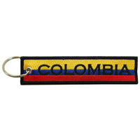 Embroidered Keychain, Colombia