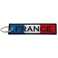 Embroidered Keychain, France