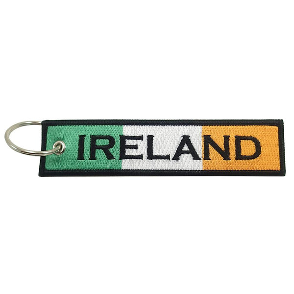 Embroidered Keychain, Ireland