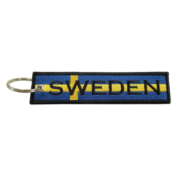 Embroidered Keychain, Sweden