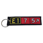 Embroidered Keychain, Embraer Erj-175