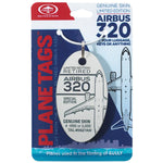 Planetags - US Airways A320, Sully Keychain