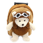 Aviator Bear Rolling Trolley Backpack | NPSH293