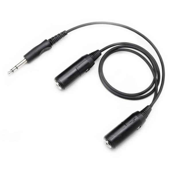 Pilot USA - Dual Microphone Y-Adapter (2 ft) | PA-74