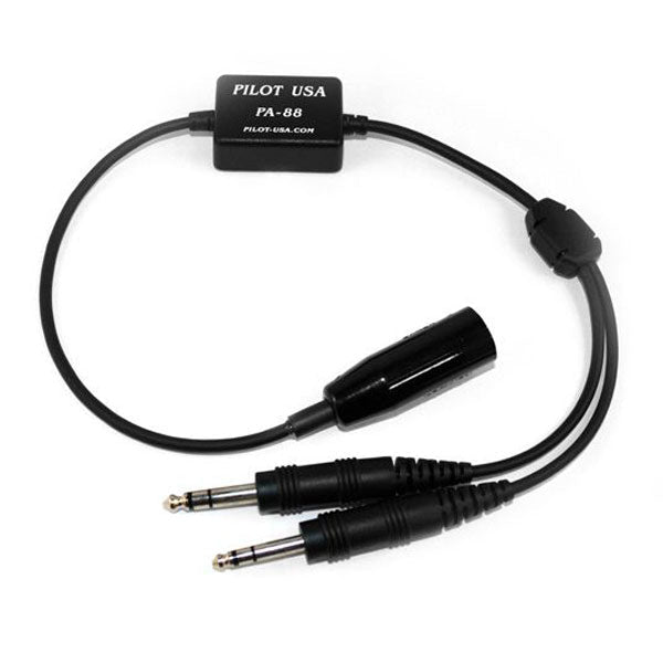 Pilot USA - Amplified Impedance Converter Low (Military) to Hi (GA) | PA-88