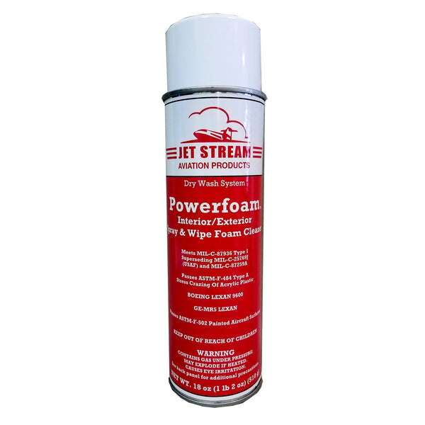 Jet Stream Aviation - Powerfoam Dry Wash System, 19 oz Can | PF12