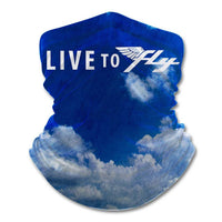 Live To Fly Clouds Gaiter