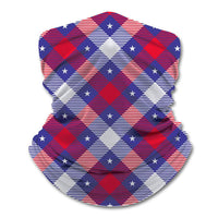 Patriotic American Plaid Gaiter