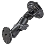 Ram - Twist Lock Single Suction Cup With Long Double Socket Arm | RAM-B-166-C-202U