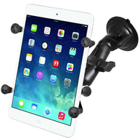 Ram - Twist Lock Suction Cup Mount With Universal X-Grip II Holder 7" Tablets | RAM-B-166-UN8U