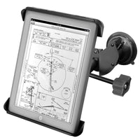 Ram - Double Twist Lock With Retention Knob & Tab-Tite Cradle For Ipad 1-4 | RAM-B-189-TAB3-ALA1-KRU