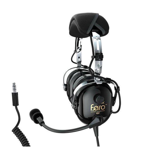 Faro G2 PNR Aviation Helicopter Headset, Black