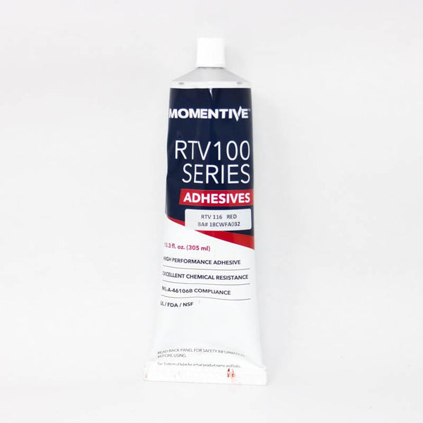 Momentive - RTV116 Red High Temp Silicone Sealant, 10.3oz