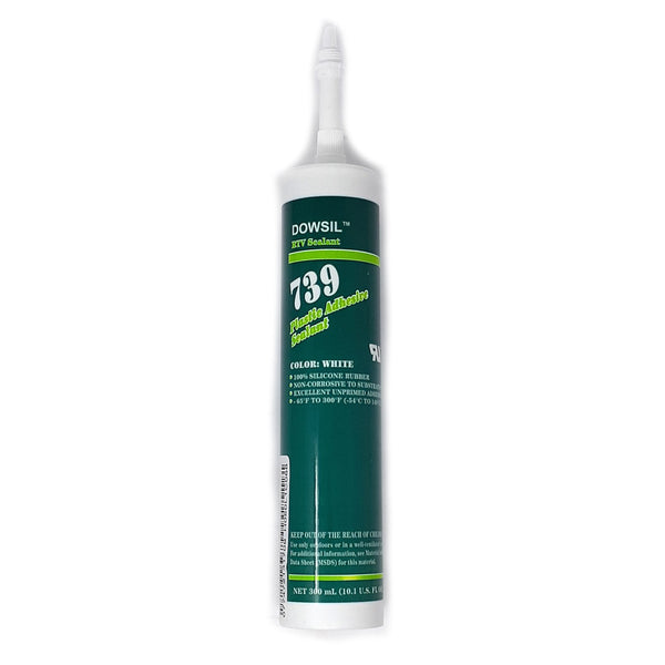 Dow Corning RTV-739 Plastic Adhesive / Sealant - Wht -300ml